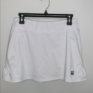 Fila white tennis skirt